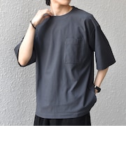 SHIPS any: SOLOTEX(R) バックピケ  リラックス ポケット Tシャツ 26SS◆