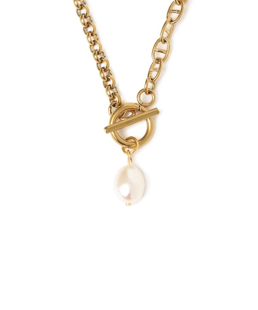 ステンレス ミックス チェーン ネックレス