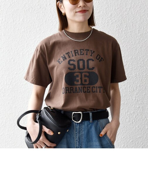 GULFCOAST SPORTSWEAR:〈洗濯機可能〉ヴィンテージ ライク グラフィック TEE