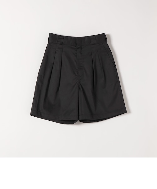 DICKIES:〈洗濯機可能〉ツイル ツータック ショート パンツ