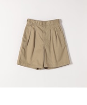 DICKIES:〈洗濯機可能〉ツイル ツータック ショート パンツ