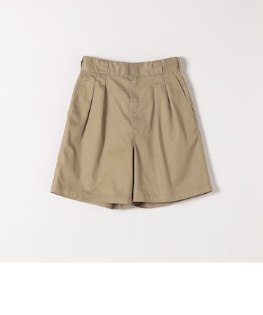 DICKIES:〈洗濯機可能〉ツイル ツータック ショート パンツ