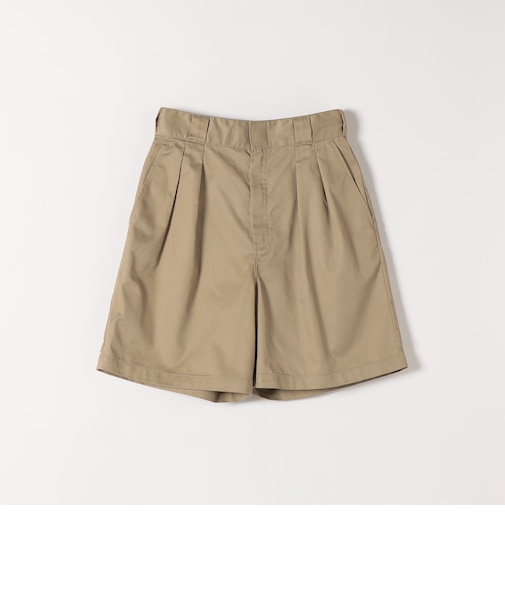 DICKIES:〈洗濯機可能〉ツイル ツータック ショート パンツ