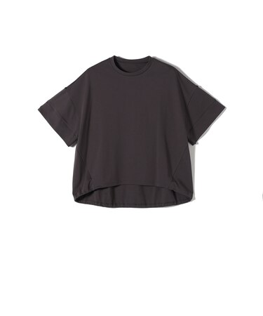 《予約》SHIPS Colors:〈手洗い可能〉スムース 2WAYスリーブ ニュアンス TEE◆