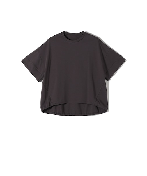 《予約》SHIPS Colors:〈手洗い可能〉スムース 2WAYスリーブ ニュアンス TEE◆