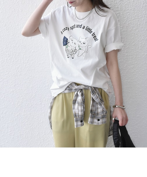 《予約》さかがみ家×SHIPS:コラボ プリント Tシャツ◆