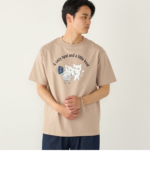 《予約》さかがみ家×SHIPS:コラボ プリント Tシャツ◆