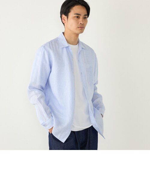 SHIPS: スーパー140'S 100%WOOL メルトン スタンドカラー コート