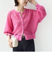 《予約》〈手洗い可能〉16G カーディガン