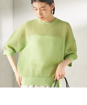 《予約》〈手洗い可能〉16G 半袖 プルオーバー