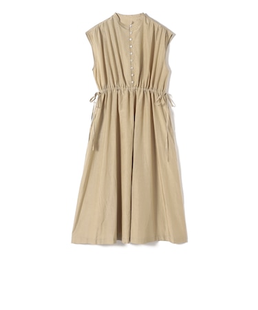 《予約》SHIPS Colors:〈手洗い可能〉コットン キュプラ ギャザー ワンピース◆