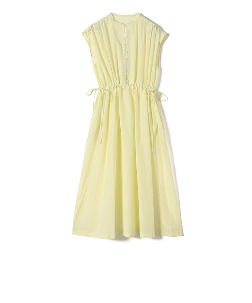 《予約》SHIPS Colors:〈手洗い可能〉コットン キュプラ ギャザー ワンピース◆