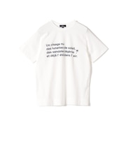 SHIPS Primary Navy Label:PALM TREE ラバー プリント TEE