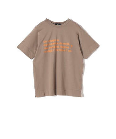 SHIPS Primary Navy Label:PALM TREE ラバー プリント TEE