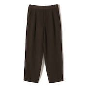 SHIPS Primary Navy Label:麻混 テーパード パンツ(セットアップ対応)