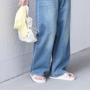 《予約》SHIPS Colors:トゥリング クロス ストラップ サンダル◆