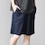 SHIPS any:〈UVカット〉FUTURE LINEN CANVAS リネンライク イージー ショーツ◆