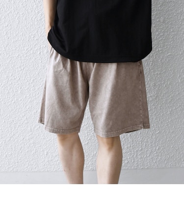 【SHIPS any別注】ONEITA: ケミカルウォッシュ イージー ショーツ(セットアップ対応)◆