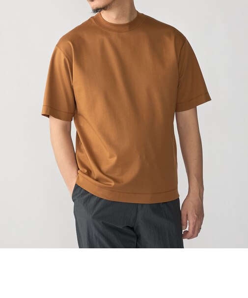 SHIPS: MADE IN JAPAN クルーネック ハイゲージ ポンチ ライト Tシャツ