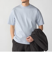 SHIPS: MADE IN JAPAN クルーネック ハイゲージ ポンチ ライト Tシャツ