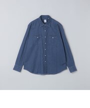 〈FUNCTION〉ウォッシュド デニム ウエスタン シャツ