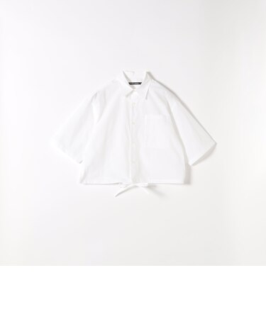 nicholson&nicholson:〈手洗い可能〉レギュラーカラー ショート シャツ