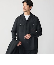 SHIPS:〈撥水/防しわ/洗濯機可能〉DOT AIR(R)オープンカラーシャツ(セットアップ対応)