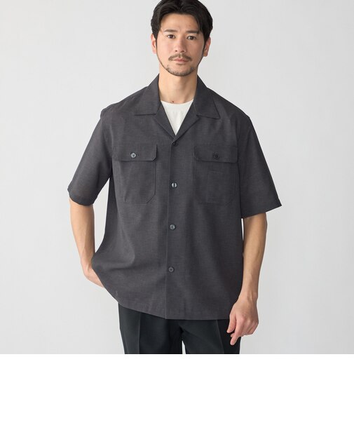 SHIPS:〈撥水/防しわ/洗濯機可能〉DOT AIR(R)ショートスリーブシャツ(セットアップ対応