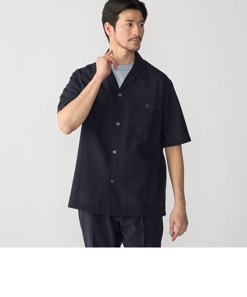 SHIPS:〈撥水/防しわ/洗濯機可能〉DOT AIR(R)ショートスリーブシャツ(セットアップ対応