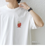 SHIPS any: SNOOPY コラボ グラフィック プリント Tシャツ◆