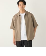 SHIPS Colors:〈吸水速乾・洗濯機可能〉2WAY ストレッチ ジップ シャツ◇