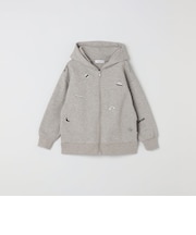 SHIPS any:〈洗濯機可能〉ポンチ デザイン ジップ パーカー <KIDS>