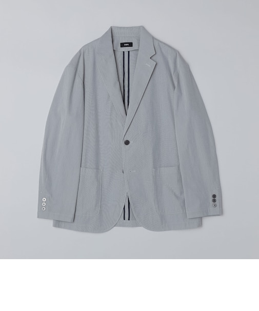 SHIPS:〈吸水速乾/洗濯機可能〉COOLMAX(R)コードレーン ジャケット(セットアップ対応)