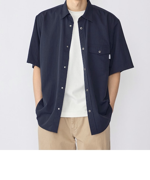 SHIPS:〈撥水〉netplus(R) ショートスリーブ シャツ アウター