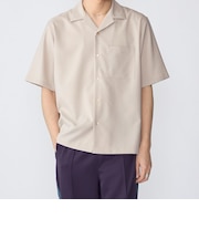 SHIPS: 〈MADE IN JAPAN〉Reflax(R) 5スリーブ オープンカラー シャツ