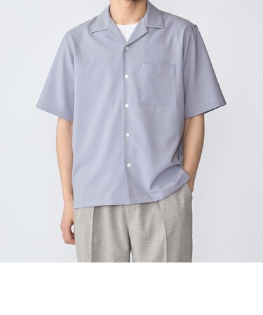 SHIPS: 〈MADE IN JAPAN〉Reflax(R) 5スリーブ オープンカラー シャツ
