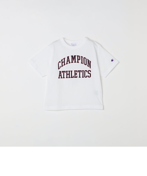 Champion:〈洗濯機可能〉アスレチック プリント Tシャツ<KIDS>