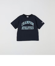 Champion:〈洗濯機可能〉アスレチック プリント Tシャツ<KIDS>