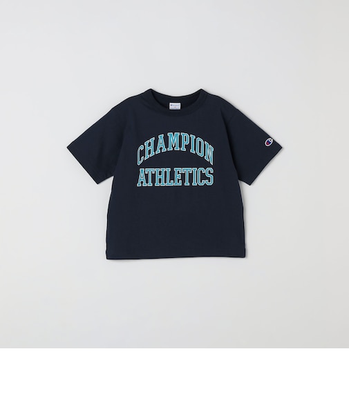 Champion:〈洗濯機可能〉アスレチック プリント Tシャツ<KIDS>