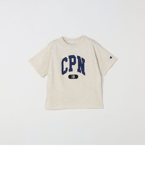 Champion:〈洗濯機可能〉CPN プリント Tシャツ<KIDS>