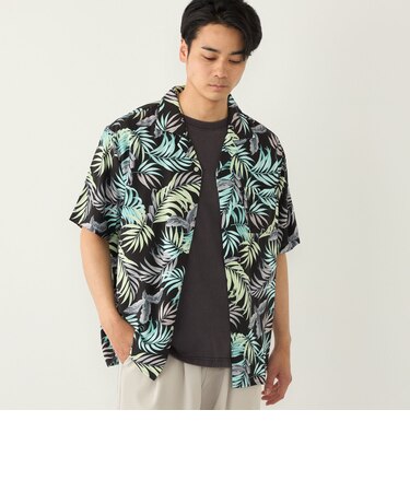 《予約》SHIPS Colors:〈洗濯機可能〉レーヨン アロハ シャツ◆