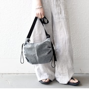 《予約》SHIPS any: ラメ サイド ギャザー ドロスト ショルダー バッグ