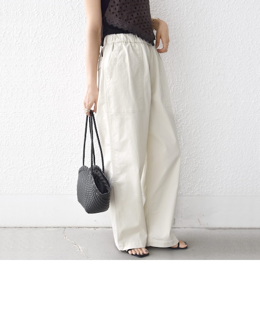 《予約》【WEB限定】〈洗濯機可能〉ドロスト ベイカー パンツ