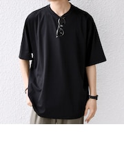 SHIPS any:〈洗濯機可能〉JAPAN MADE ライト ペーパー クルーネック Tシャツ◆