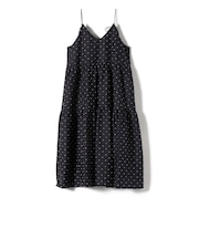 《予約》SHIPS Colors:〈手洗い可能〉カット ドビー キャミ ワンピース◆