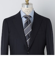 SHIPS: シルク バスケット ツイル ワイド ストライプ ネクタイ