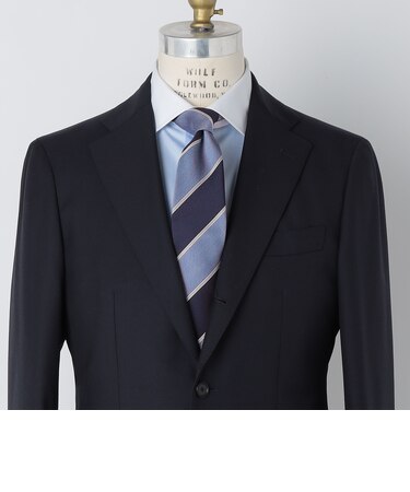 SHIPS: シルク バスケット ツイル ワイド ストライプ ネクタイ