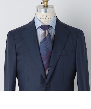 SHIPS: シルク デラヴェ レジメンタル ネクタイ