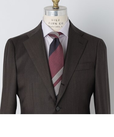 SHIPS: シルク デラヴェ レジメンタル ネクタイ