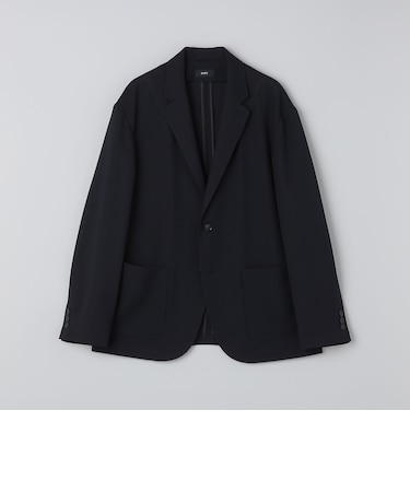 SHIPS:〈防しわ/吸水速乾/洗濯機可能〉RIRANCHA(R) からみ織り ネイビー ジャケット